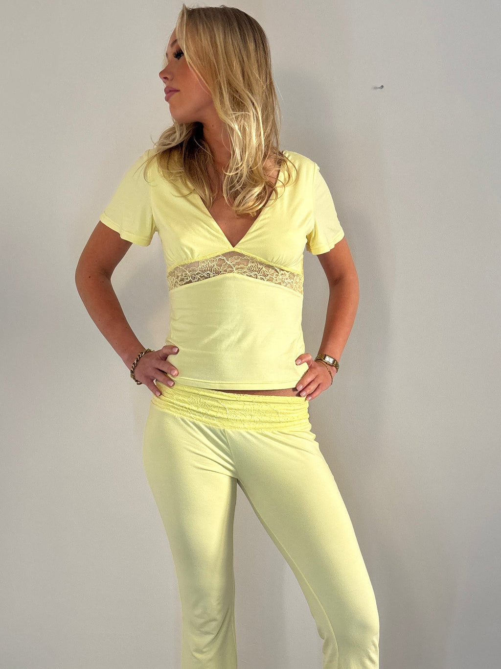 Lacy set butter
